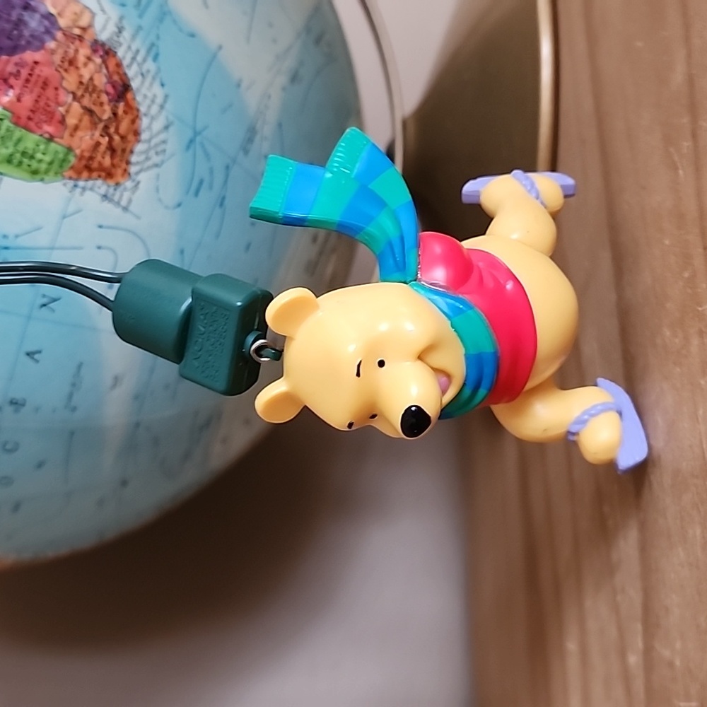 Vintage Noma Ornamotion Winnie the Pooh rotating ornament